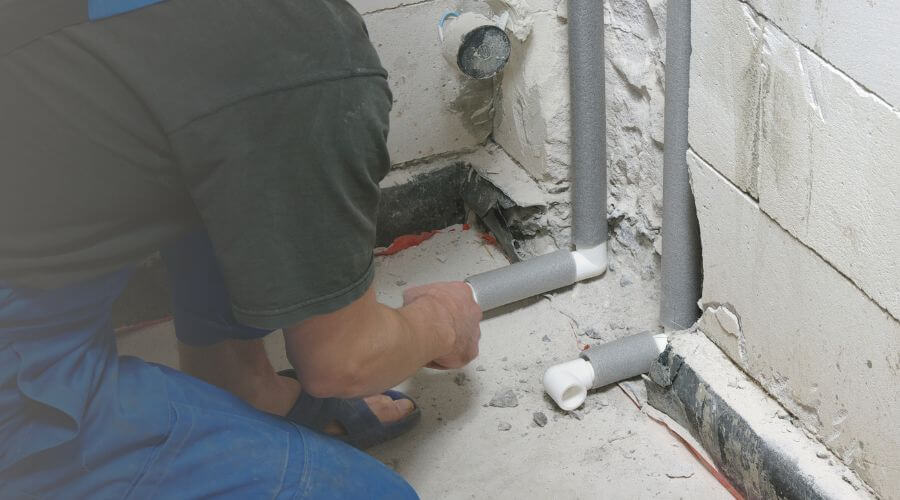 Local tankless water heater installation in Huntington, MA